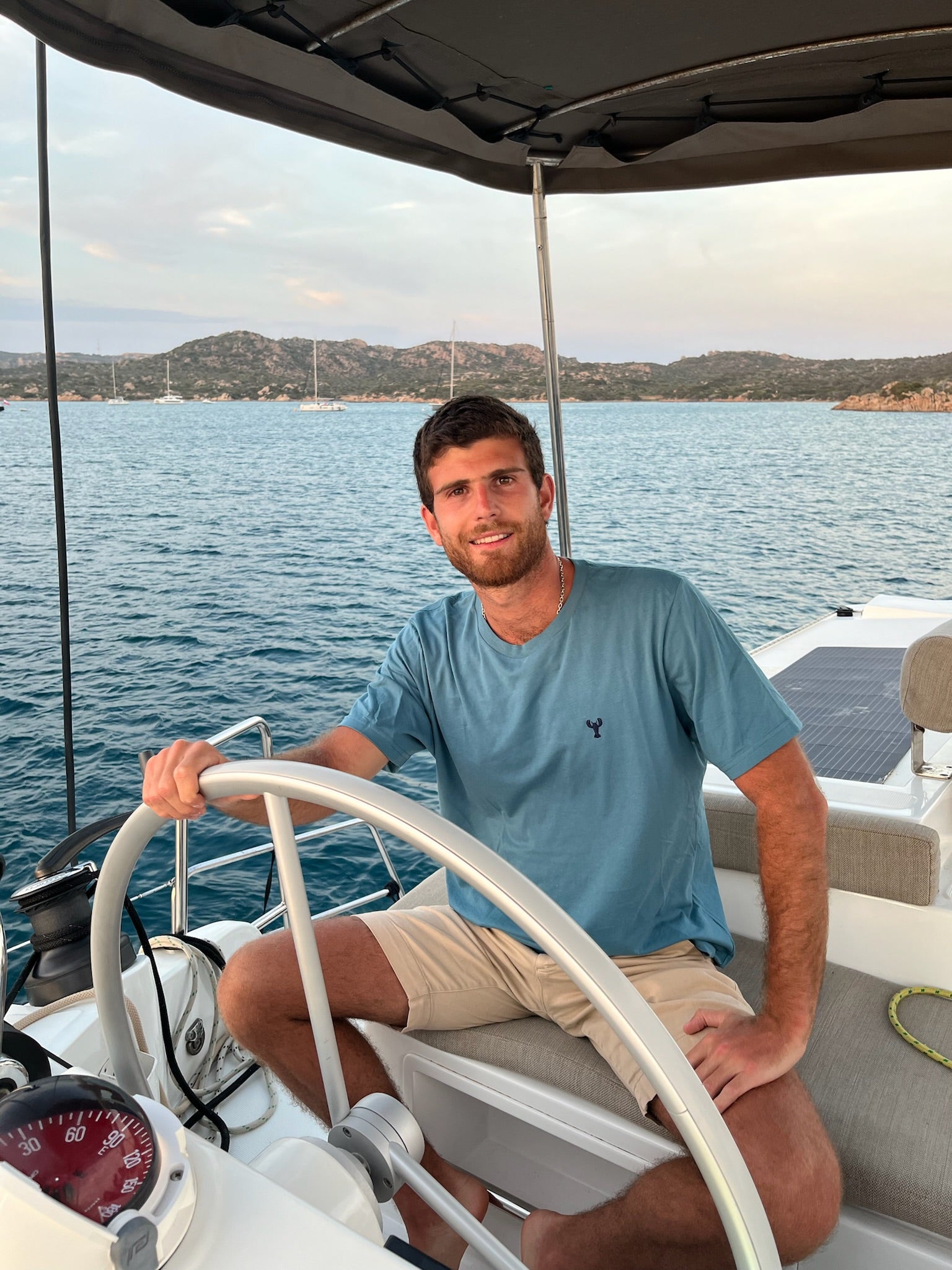 Azul Adriatic - Básico Hombre Nassau